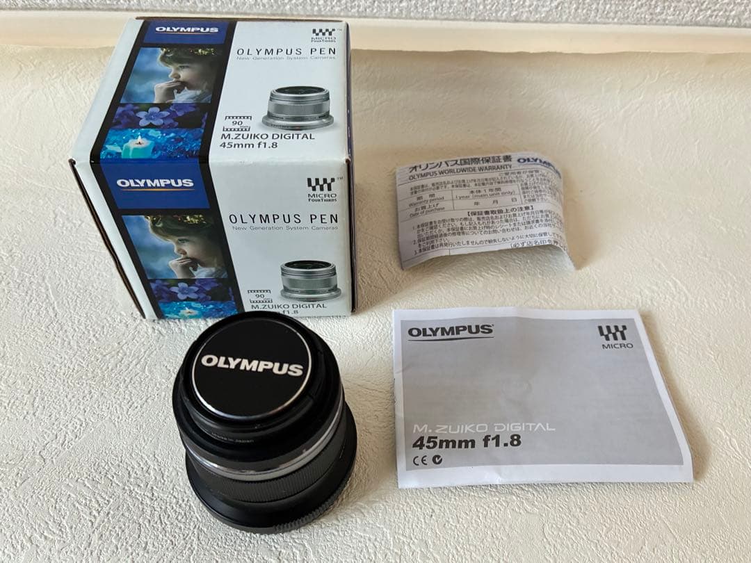 OLYMPUS M.ZUIKO DIGITAL 45mm f1.8 単焦点レンズ