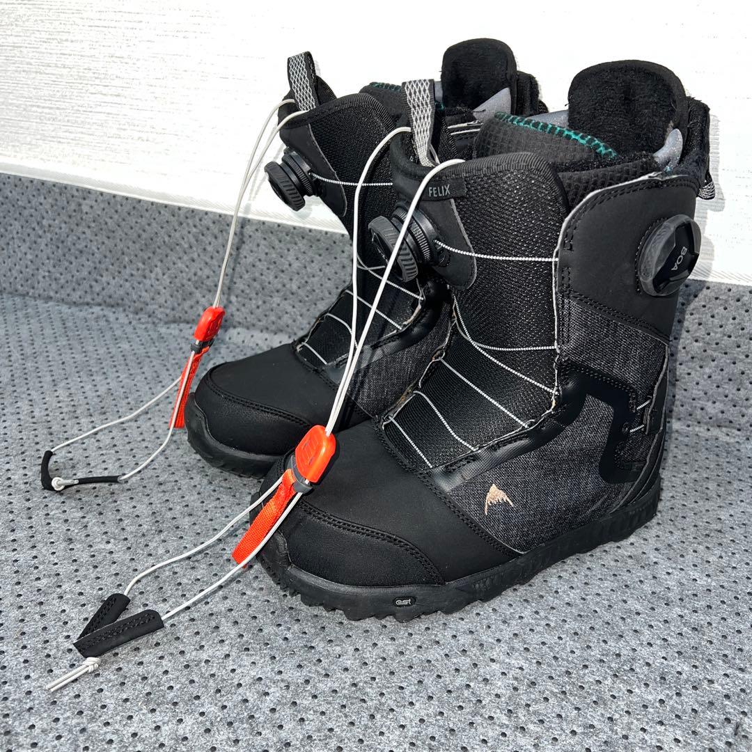 ２回使用 レディース 24.5cm BURTON FELIX W-BOAブーツ