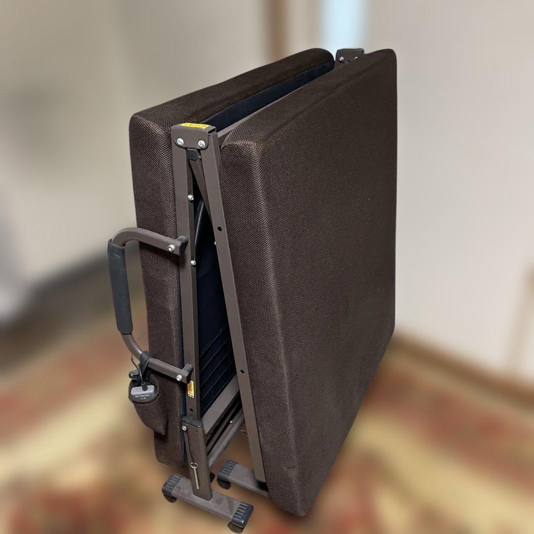 アイリスオーヤマ　折りたたみ電動リクライニングベッド　シングル