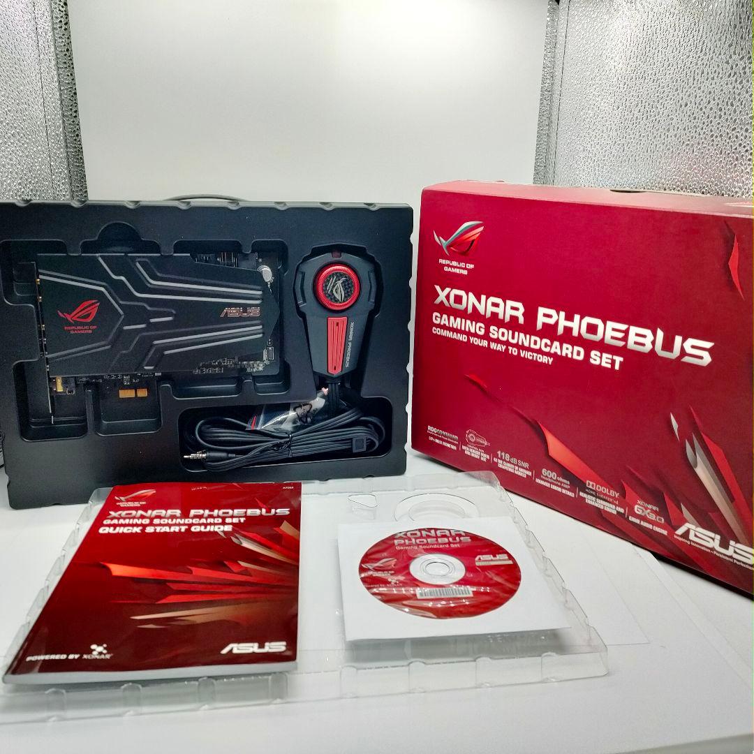【美品】ASUS ROG Xonar Phoebus solo サウンドカード