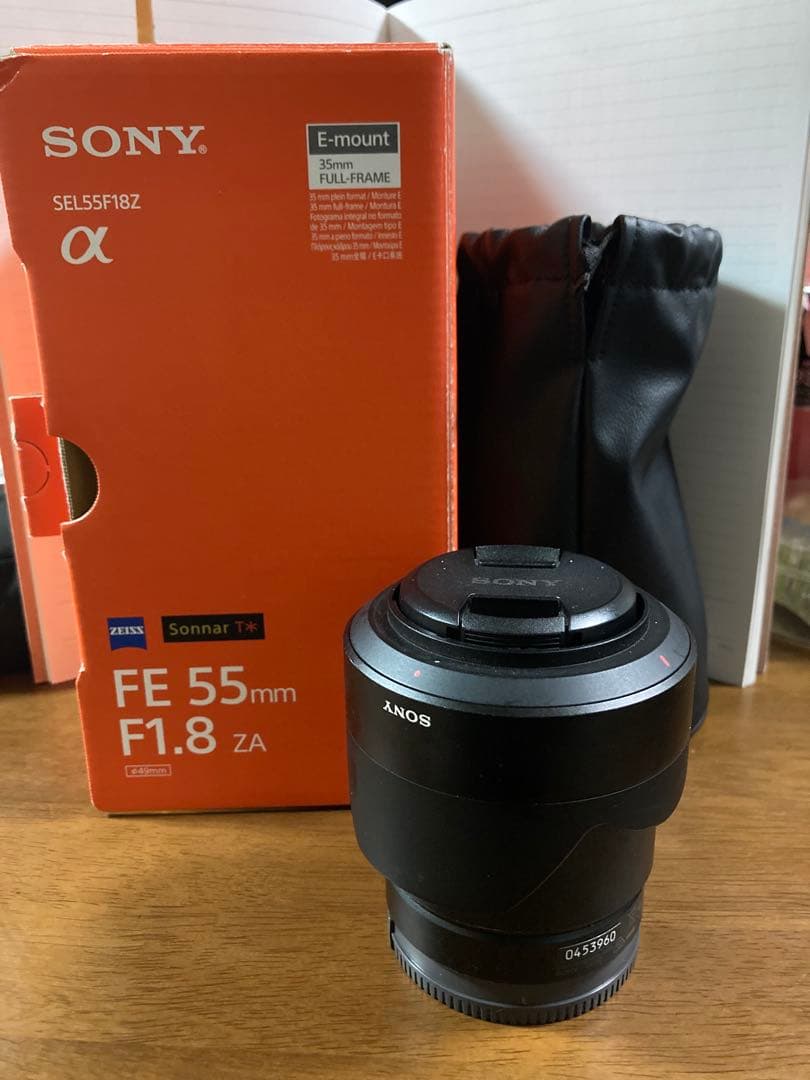 SONY FE 55mm F1.8 ZA 単焦点レンズ 美品 【防湿庫保管】