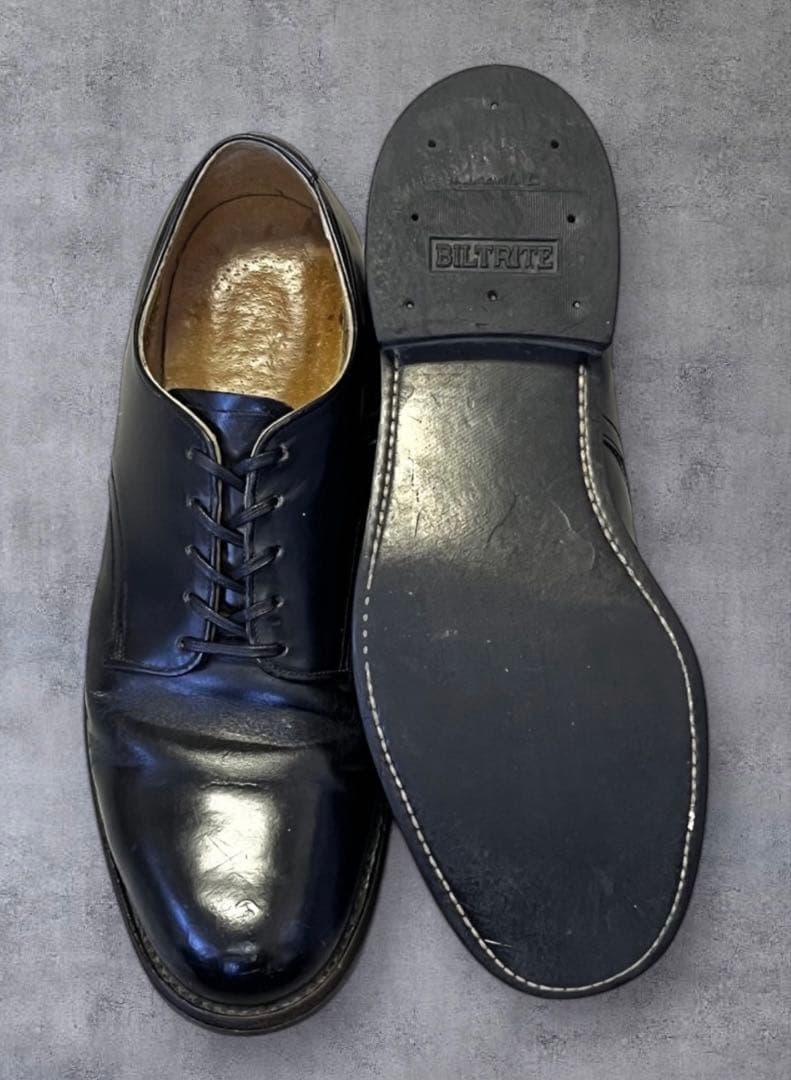 80'S アメリカ軍 US NAVY ラバーソール サービスシューズ US7R