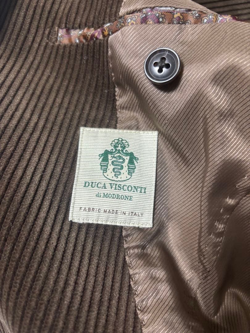 メンズセットアップ　コーデュロイ テーラードジャケット　コーデュロイパンツ