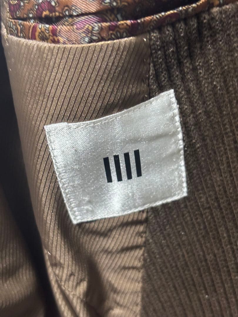 メンズセットアップ　コーデュロイ テーラードジャケット　コーデュロイパンツ