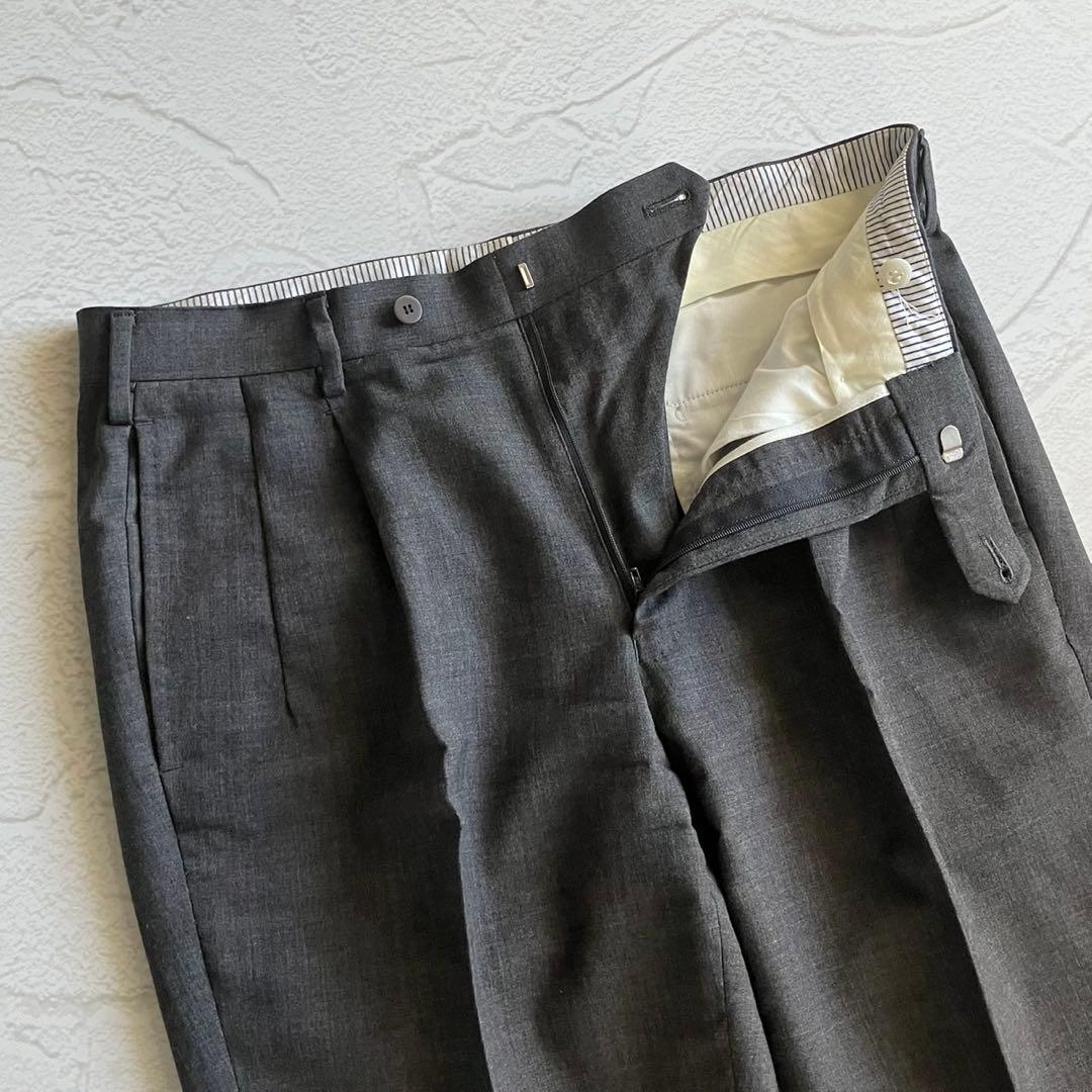 【極美品】SO エスオー ストラスブルゴ 尾作隼人 ウール スラックス グレー