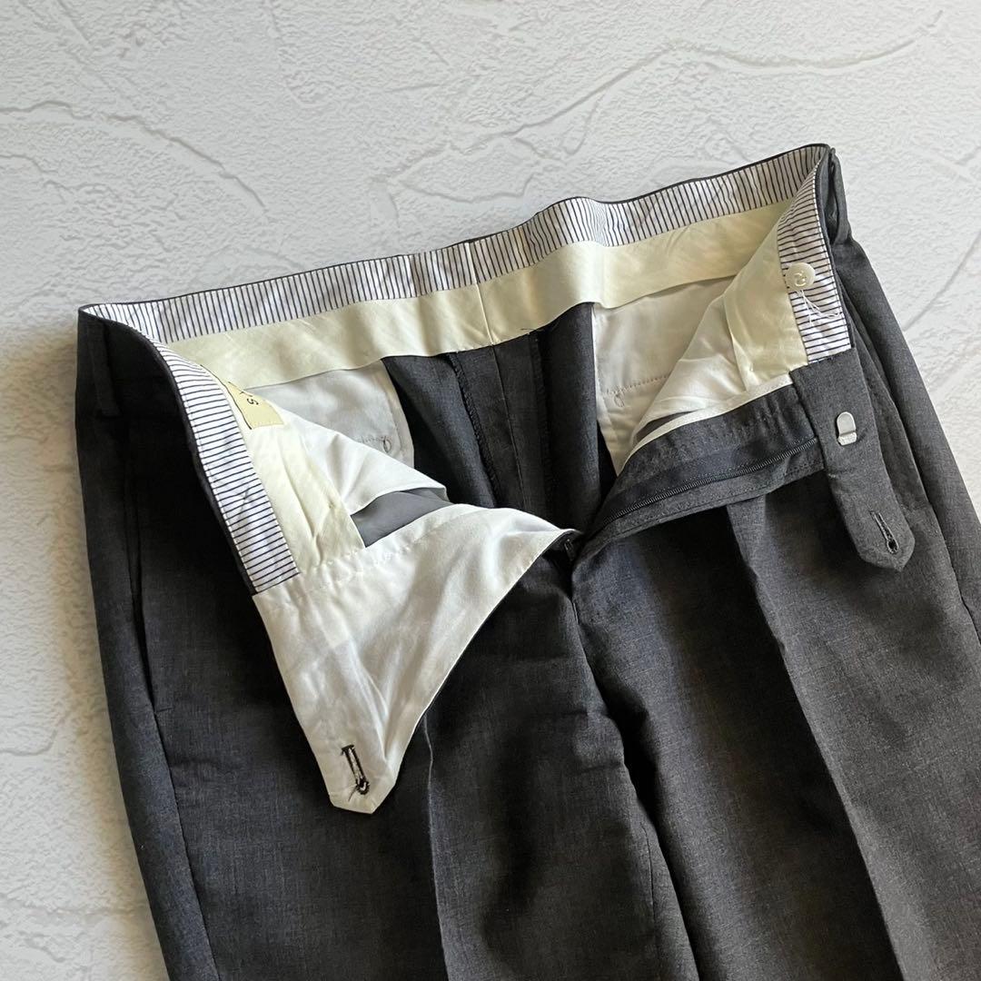 【極美品】SO エスオー ストラスブルゴ 尾作隼人 ウール スラックス グレー