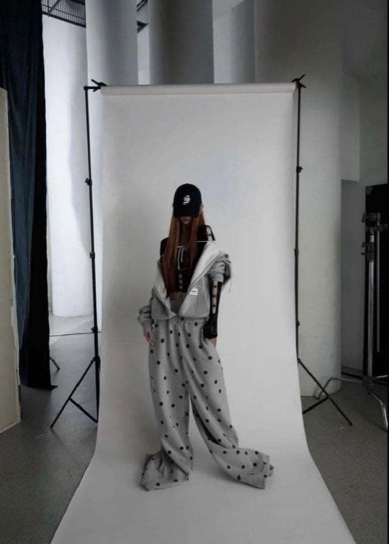 トップス theredthread S fleece zip up hoodie gray