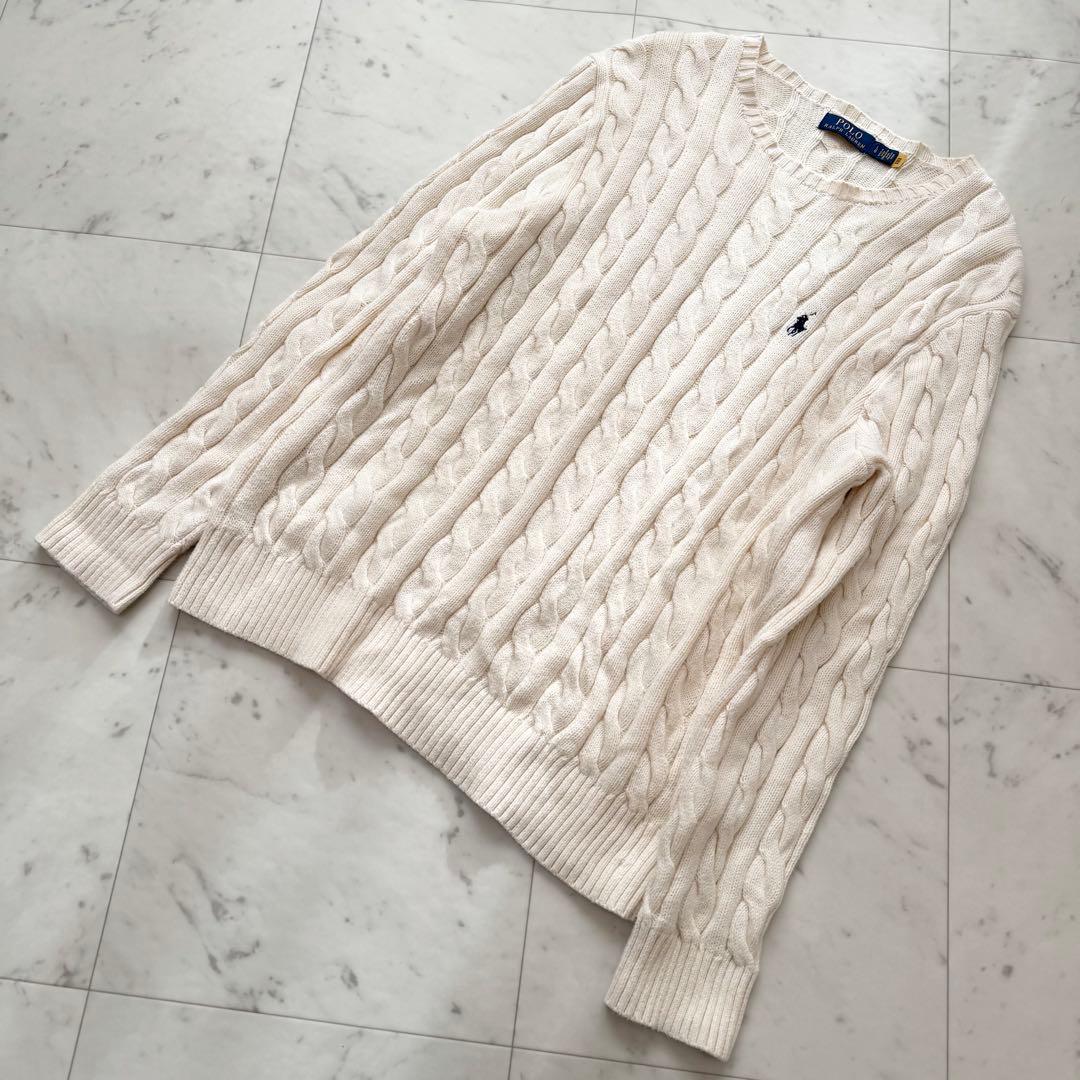 【現行】POLO RALPH LAUREN ポロラルフローレン ケーブル ニット