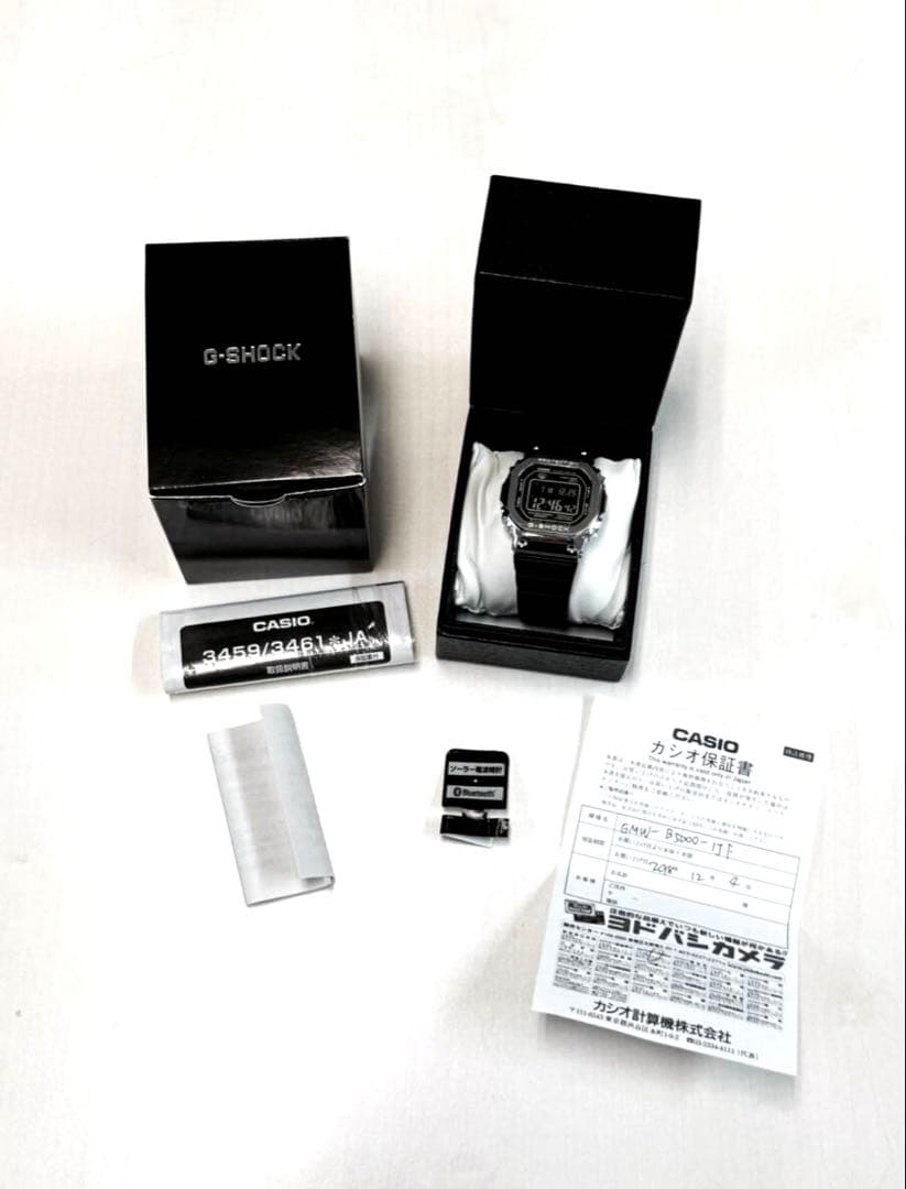 くろひげ様用 G-SHOCK GMW-B5000-1JF ソーラー 箱付き