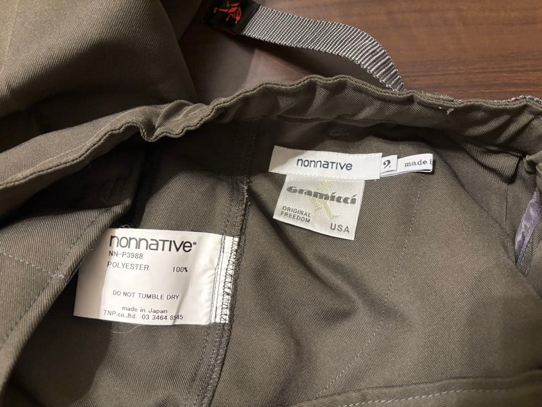 パンツ Nonnative WALKER ANKLE CUT EASY SLACKS 2