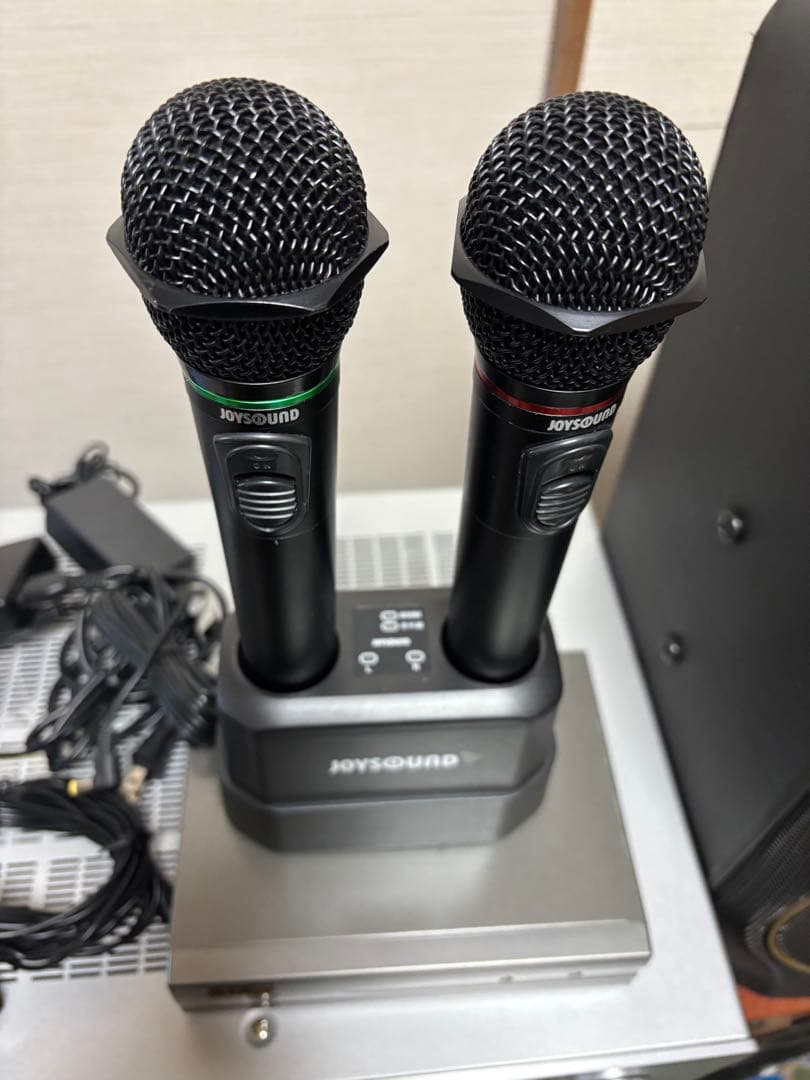 JOYSOUND ワイヤレスマイク 2本セット BMB 美品