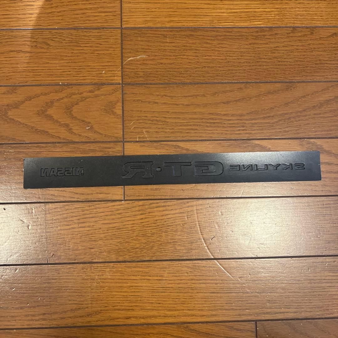 日産オーナメントプレートGT-R BNR32 BCNR33 BNR34 純正品