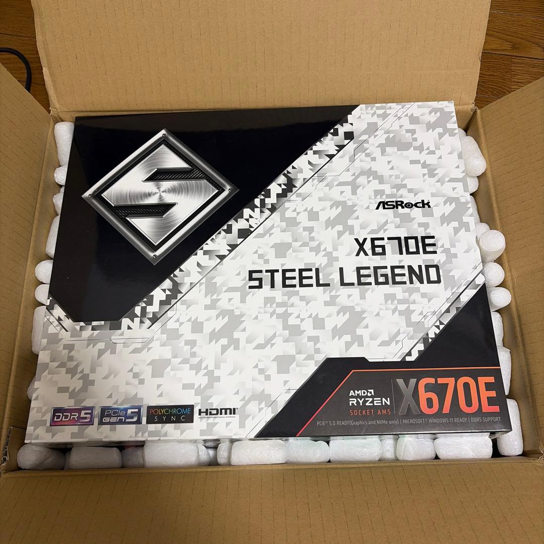 マザーボード ASRock X670E Steel Legend