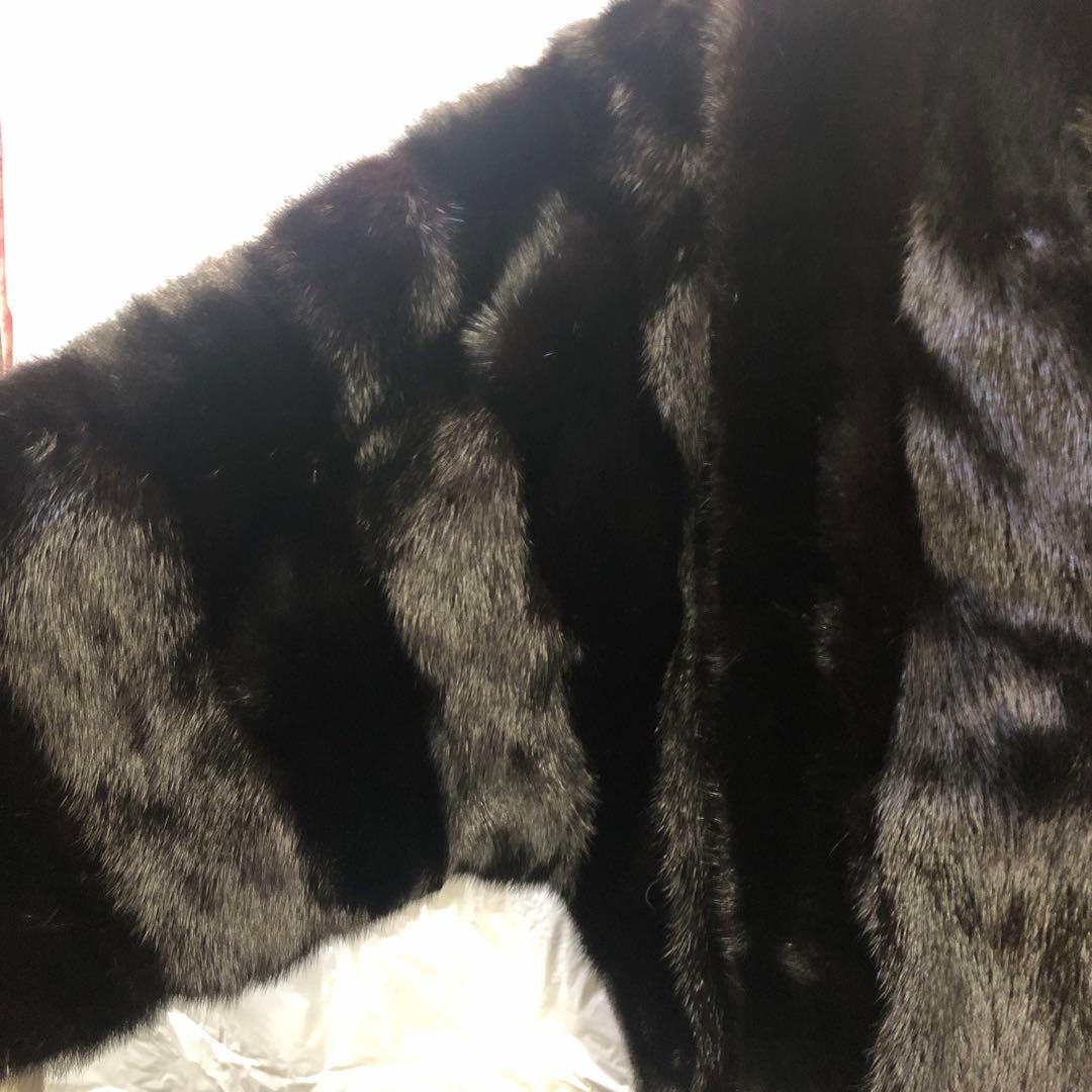 ミンク毛皮　ドルマン　ラグランスリーブ　ヘアーアップ＆ダウン