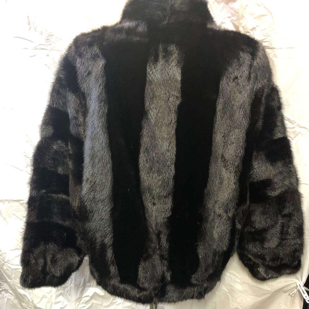 ミンク毛皮　ドルマン　ラグランスリーブ　ヘアーアップ＆ダウン