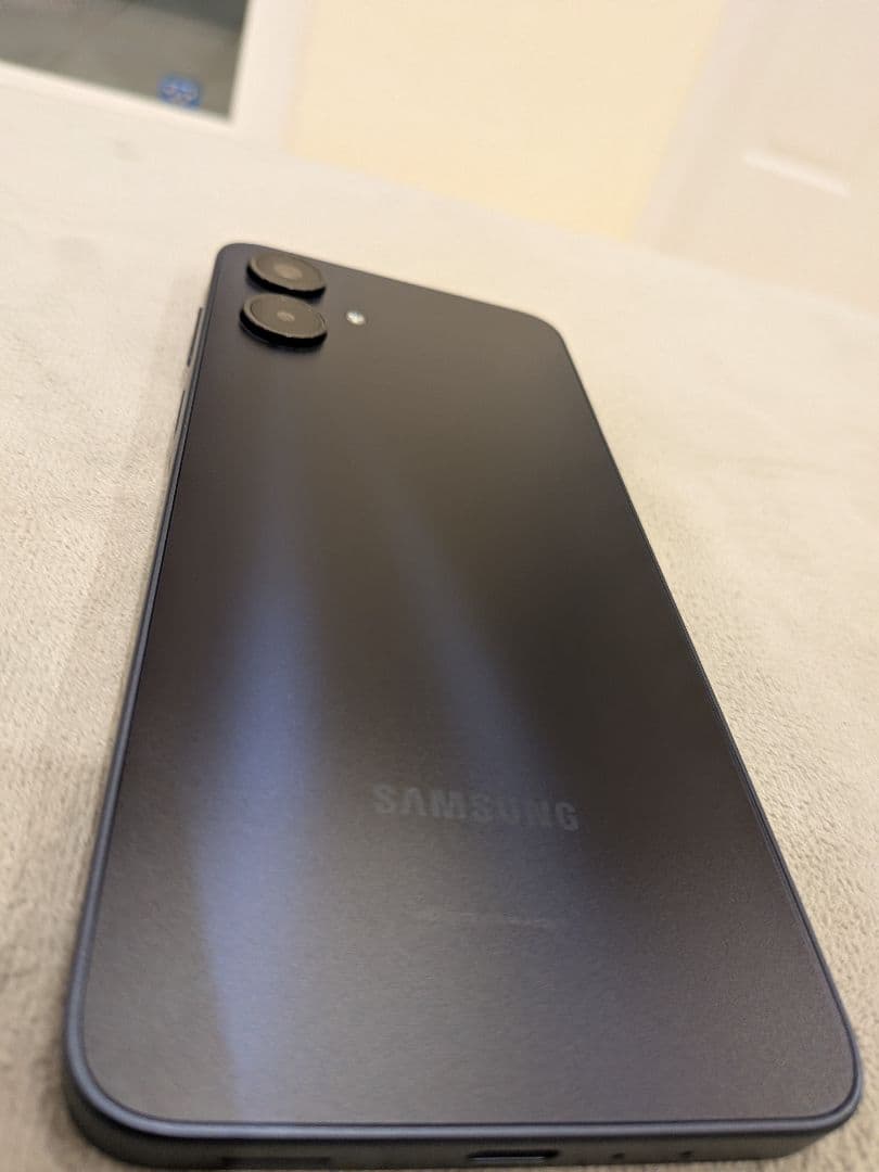 Samsung Galaxy a25 5g ブラック本体＋透明ケース