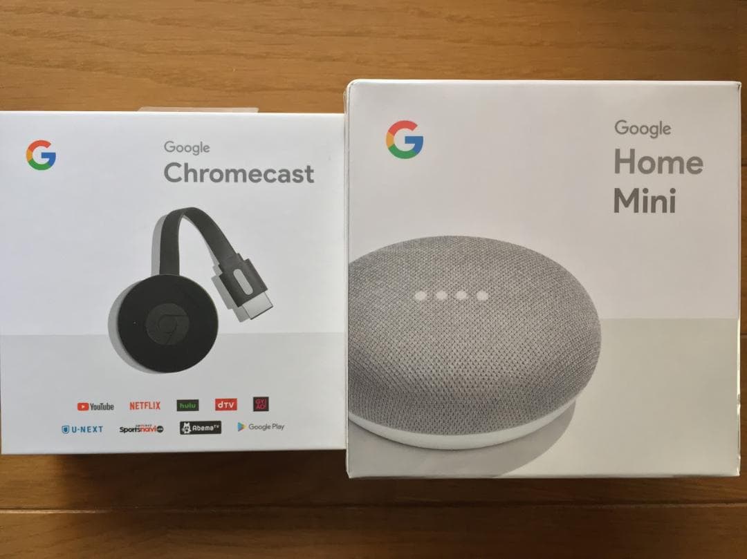新品 Google Chromecast 　＆　GOOGLE  MINI