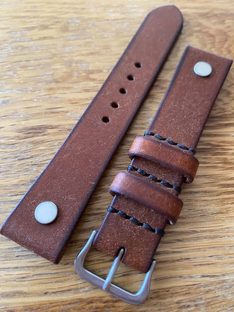 【新品同様】ストーンウォール　Flieger Strap　20mm　ヴィンテージ