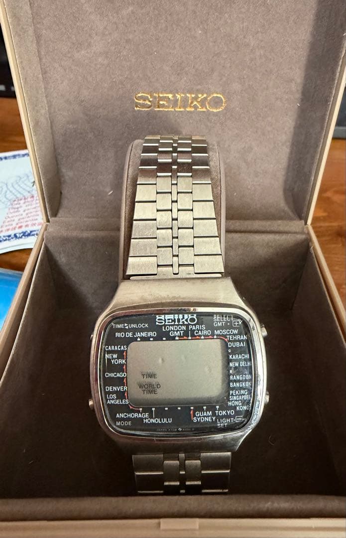 SEIKO ワールドタイム A708-5000