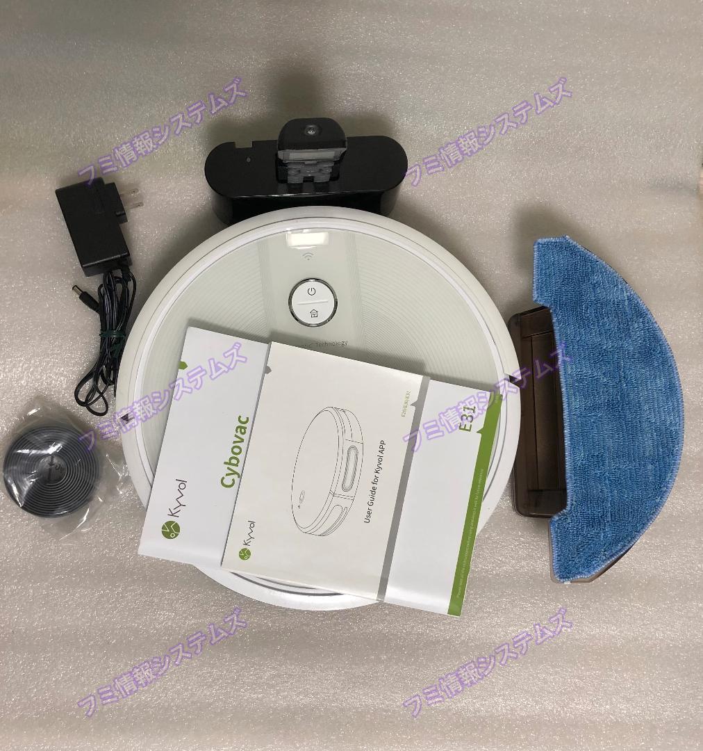 キーボルスマート掃除ロボット/吸力3000Pa/水拭き/100分/E31/良品㊵
