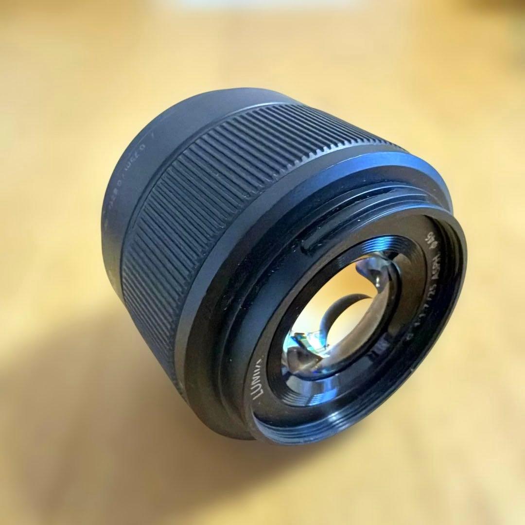 LUMIX 25mm F1.7 H-H025 単焦点 フード・キャップ・説明書付