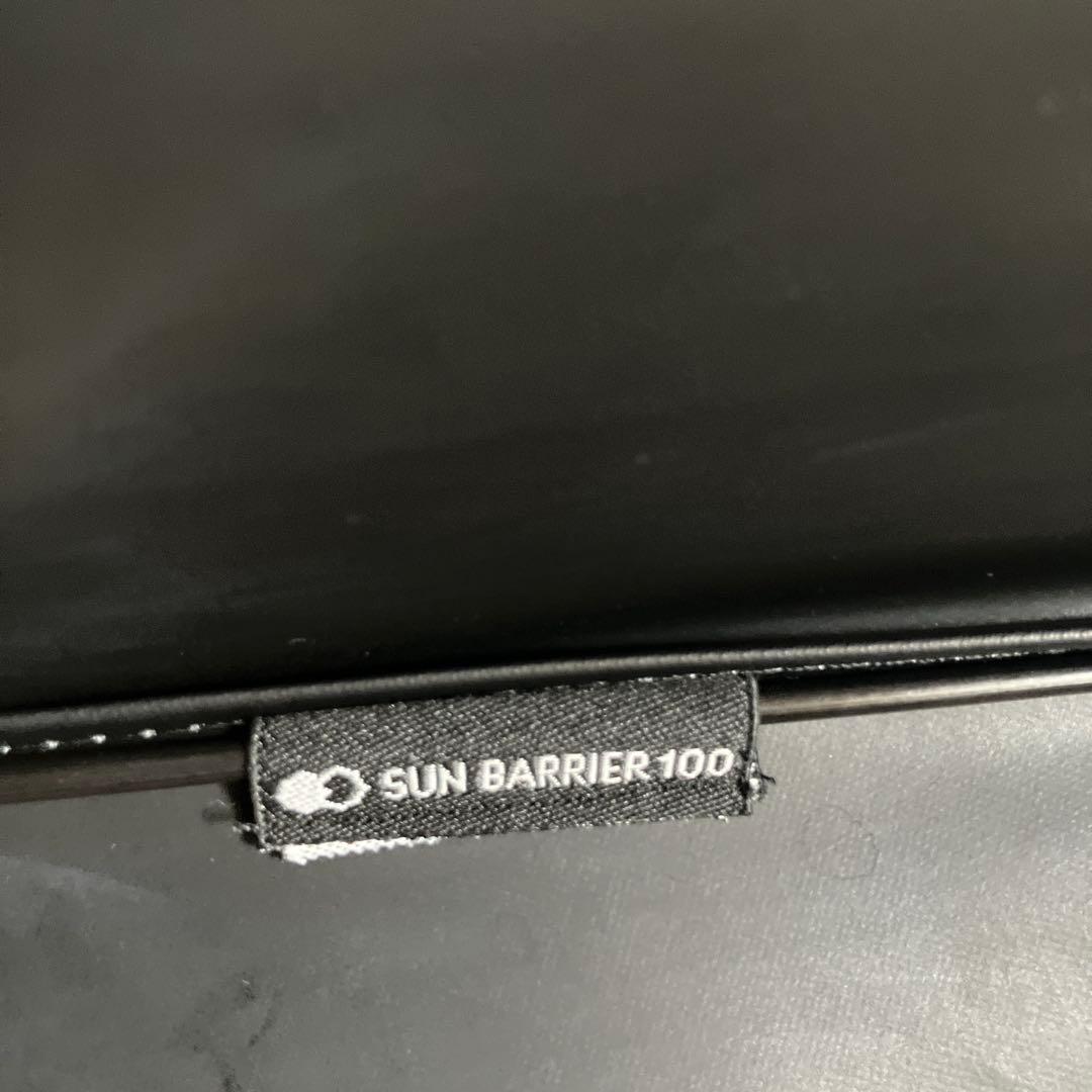 サンバリア100 3段折日傘 グリーン