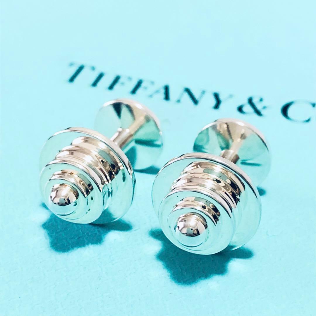 美品 TIFFANY パロマピカソ ネジ カフス シルバー J251009