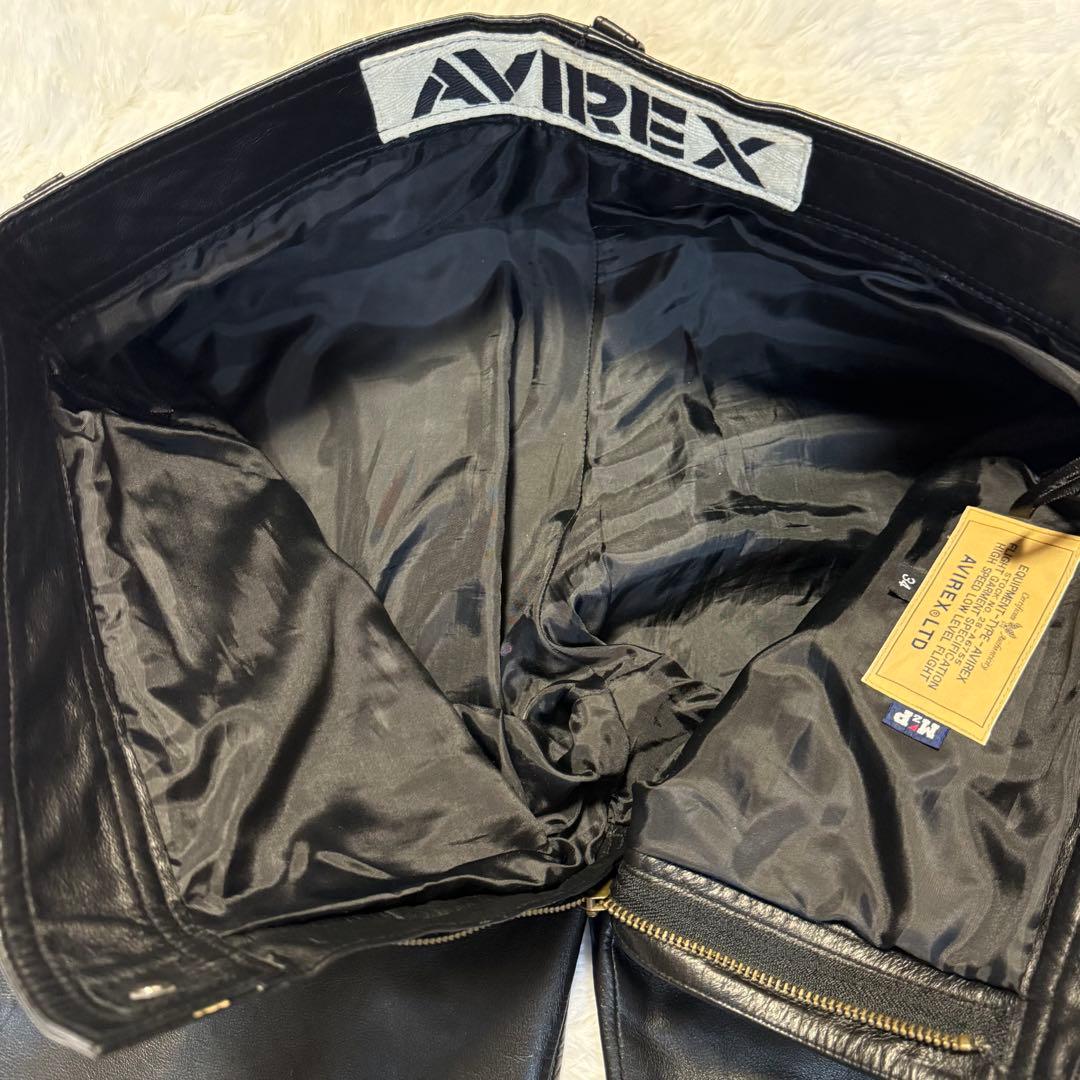 アビレックス　レザーパンツ　牛革　サイズXL