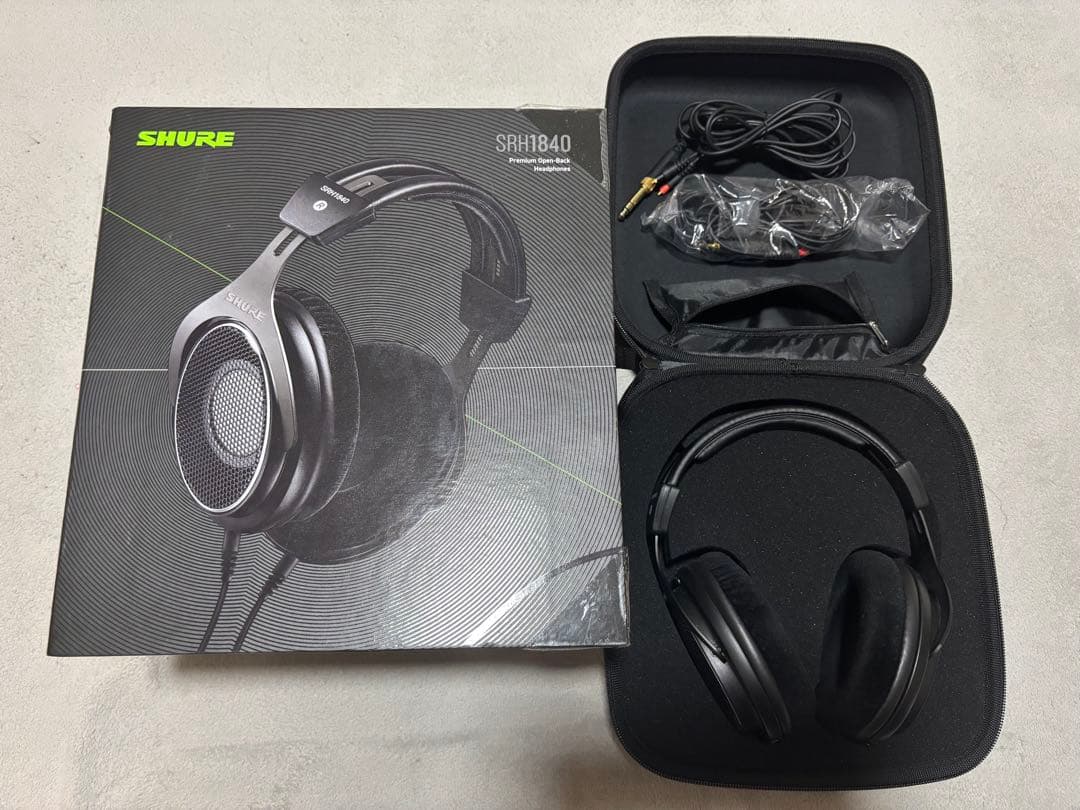 SHURE SRH1840 開放型モニターヘッドホン