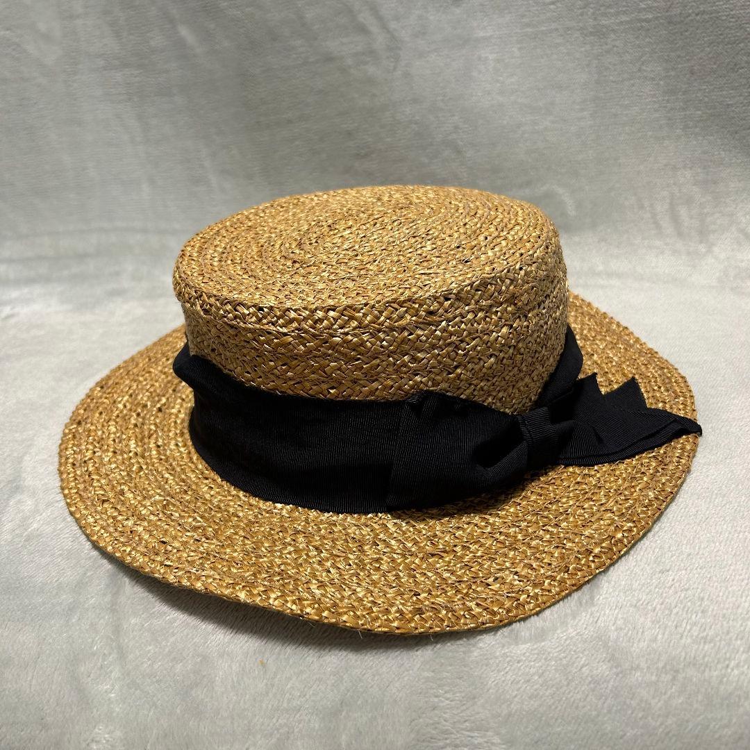 AKIO HIRATA PARIS アキオヒラタ ストローハット 麦わら帽子
