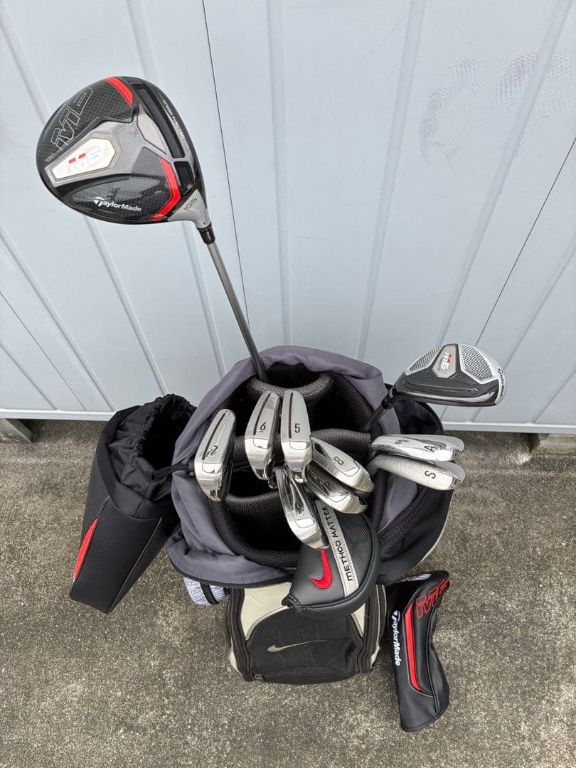 テーラーメイドM6 フルセット Nikeバック Nikeパター