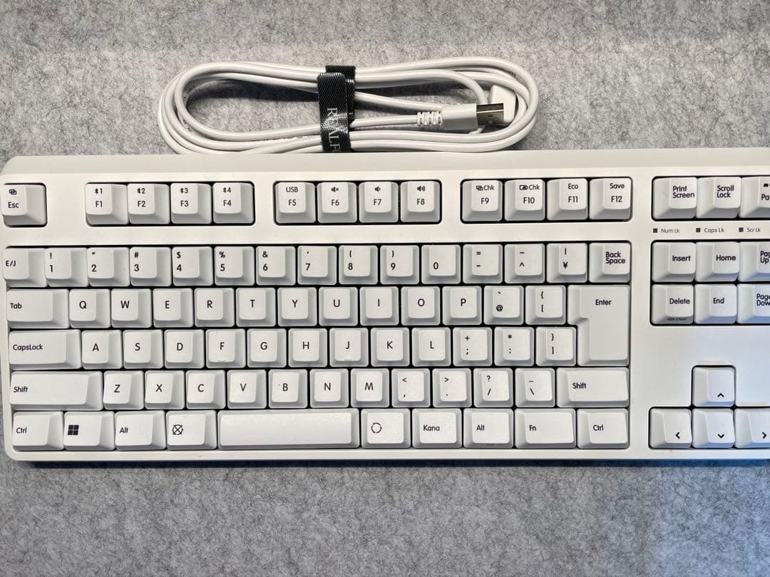 REALFORCE R4テンキーレス 変荷重 日本語配列 ホワイト R4HC22