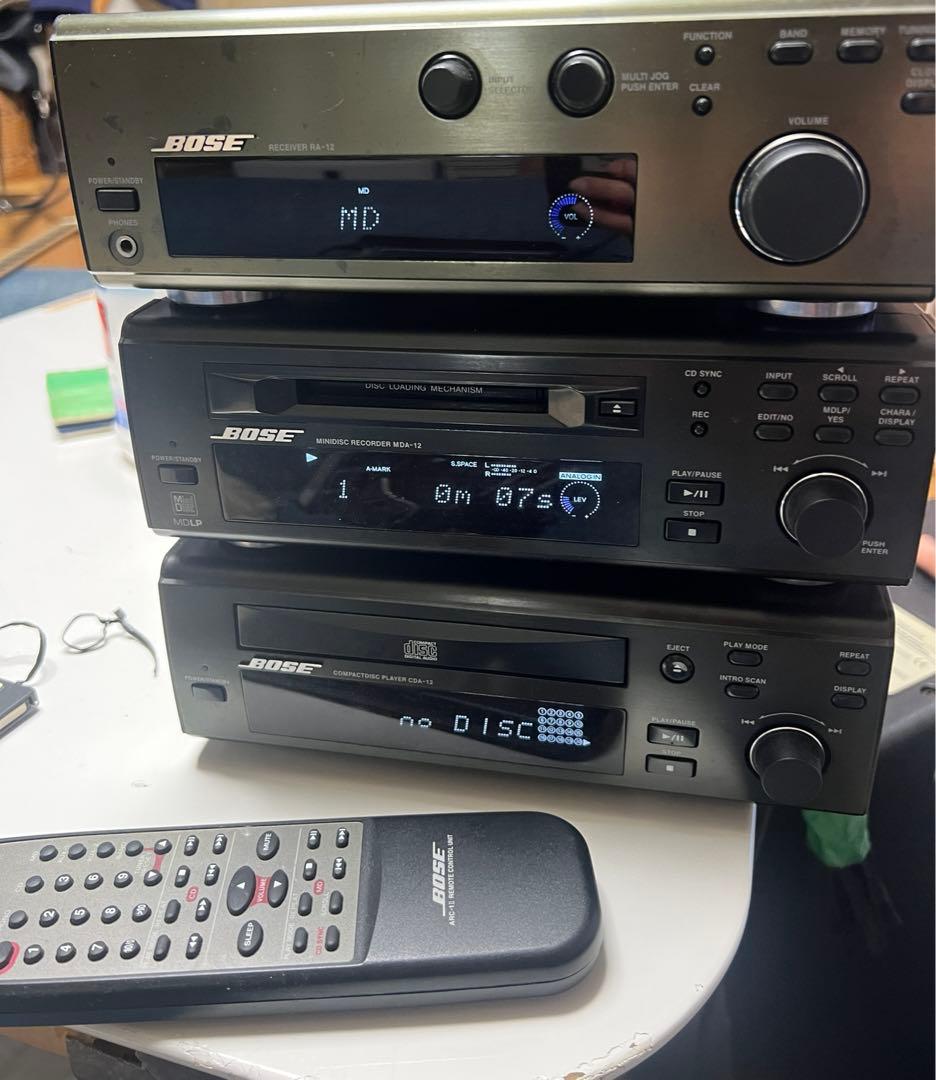中古 ボーズ BOSE CDA-12 MDA-12 RA-12 AM-5Ⅲセット