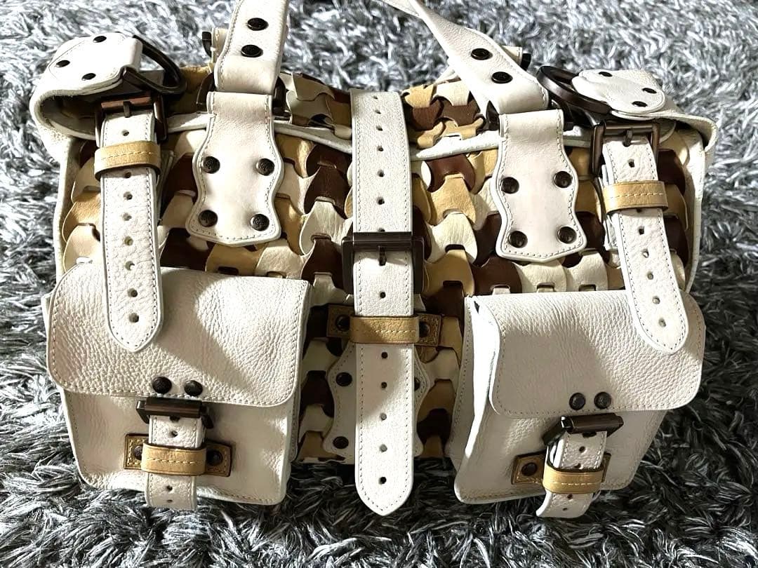 マルベリー　ロクサンヌ　ホワイト　MULBERRY