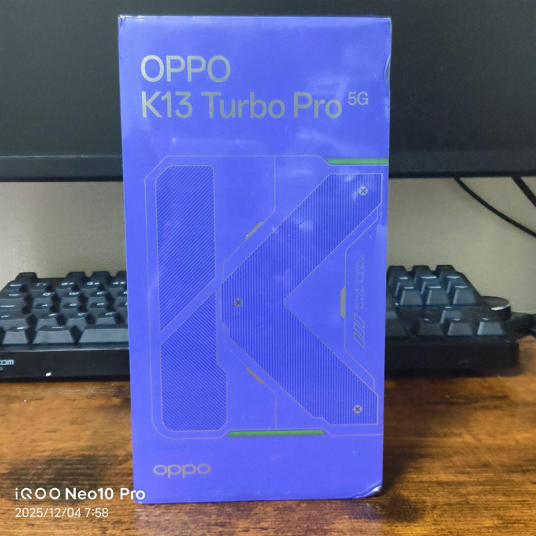 新品 OPPO K13 Turbo Pro 12G 256G ブラック