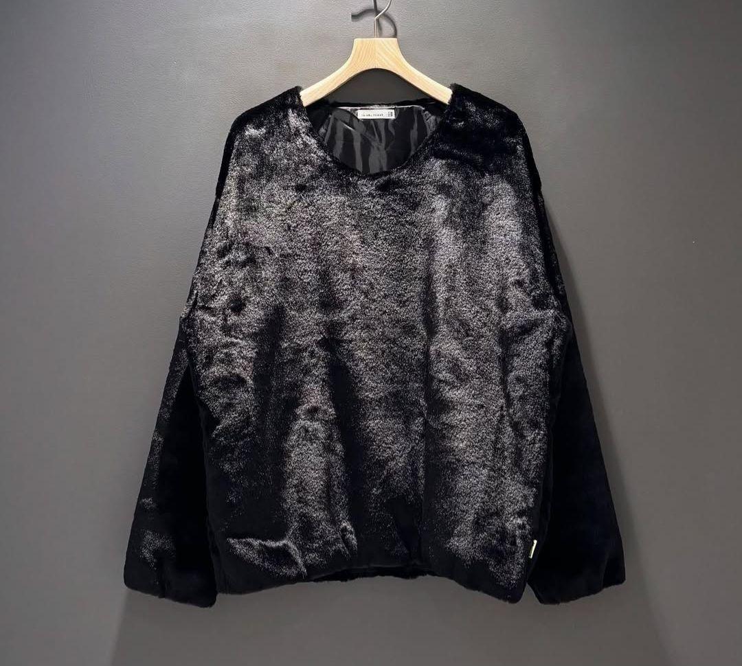 トップス SSZ FAKE FUR CREW