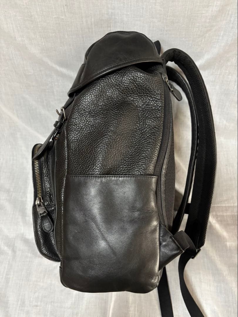 美品　COACH コーチ　ペプルレザーバックパックバックパック　F72311