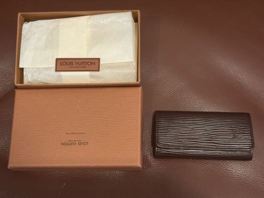 未使用！ルイ・ヴィトンエピキーケースモカブラウン
