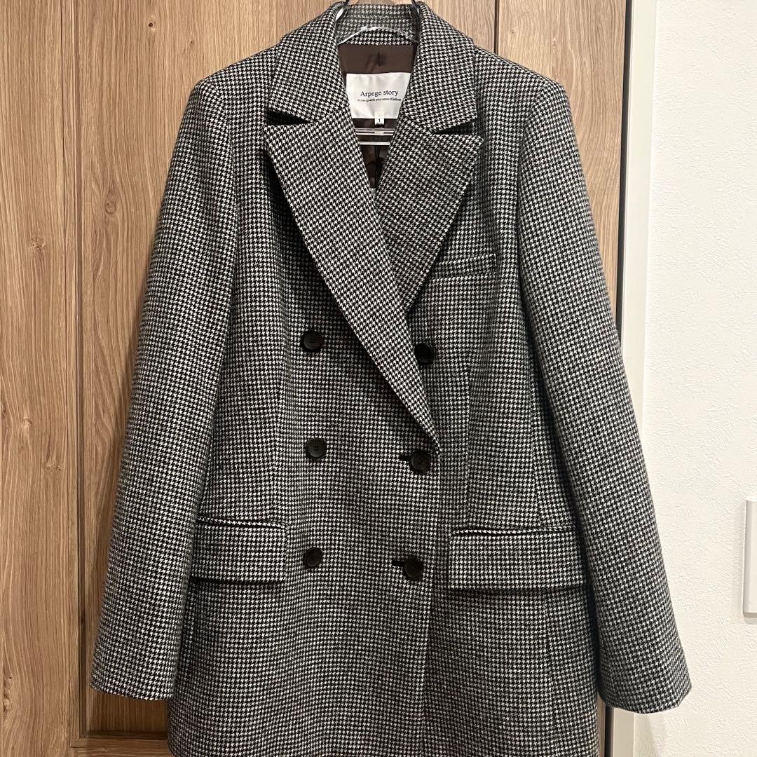 新品タグ付 Arpege story Wボタンジャコット Sサイズ