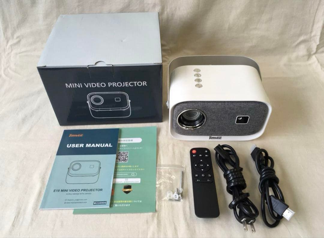 Jimveo プロジェクター　E18