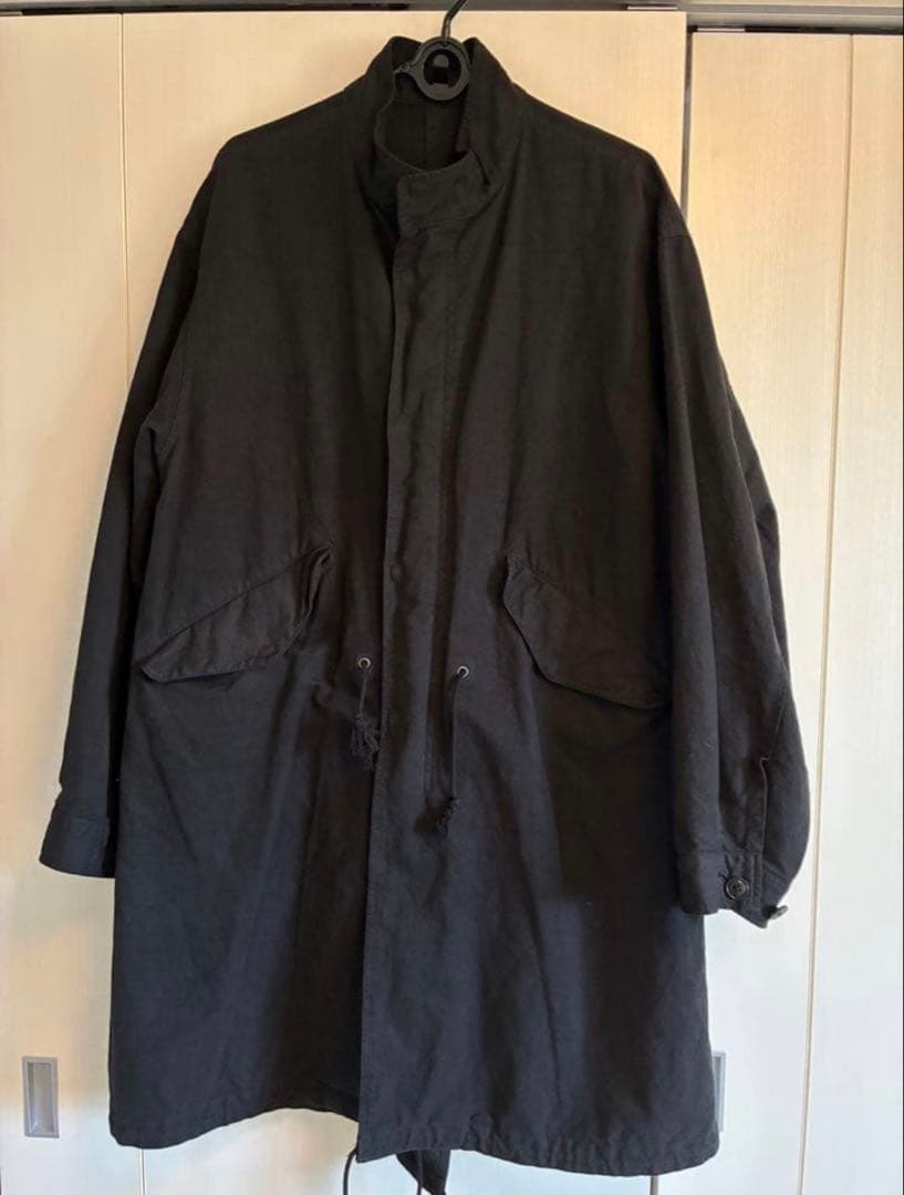 nestrobe confect 22AW「コットンリネンオックスモッズコート」