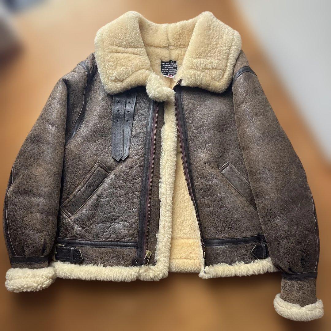 AVIREX TYPE B-3 ムートン フライトジャケット サイズ38