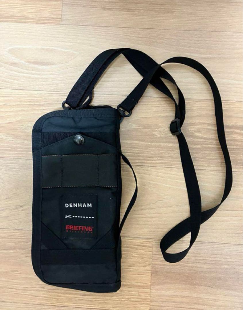 DENHAM × BRIEFING TRIPケース ウォレットショルダー