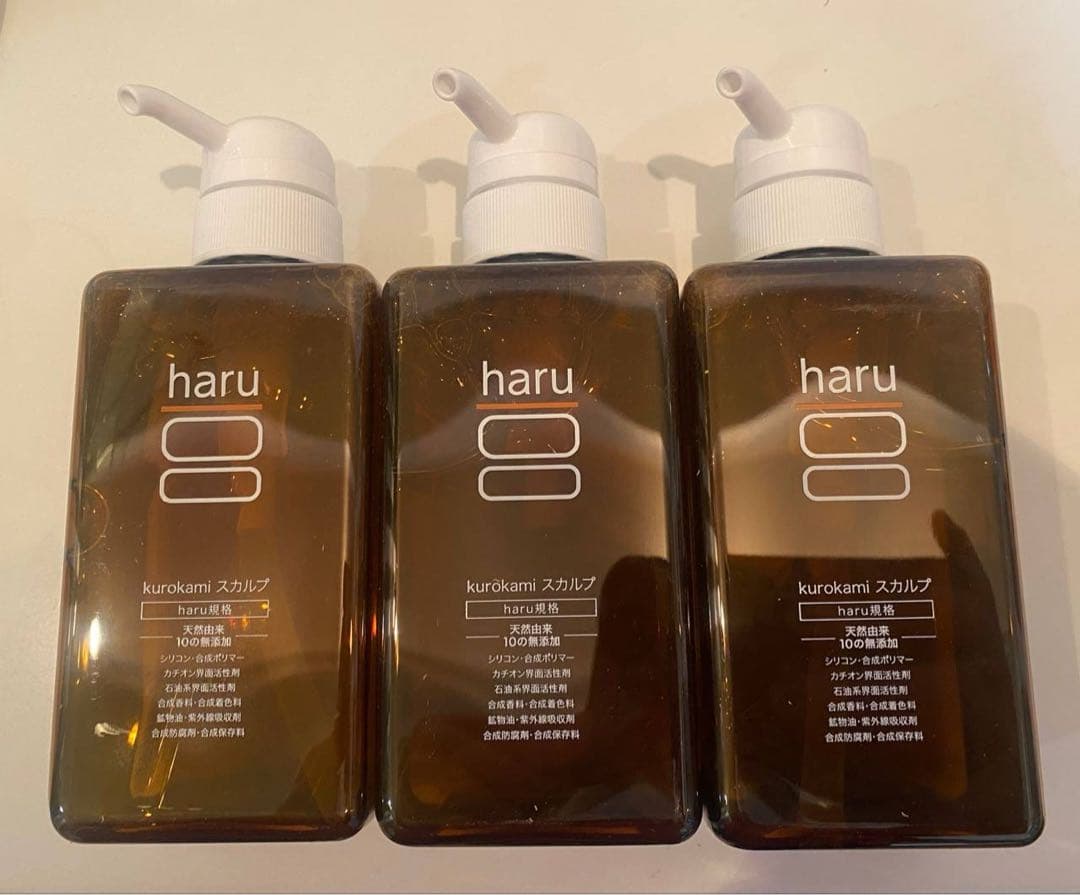 ★haru kurokami スカルプシャンプー 3本セット