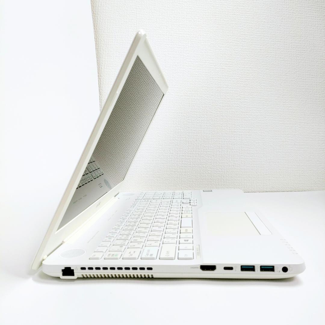 Corei7✨️Windows11 富士通 オフィス付き白ノートパソコン DVD