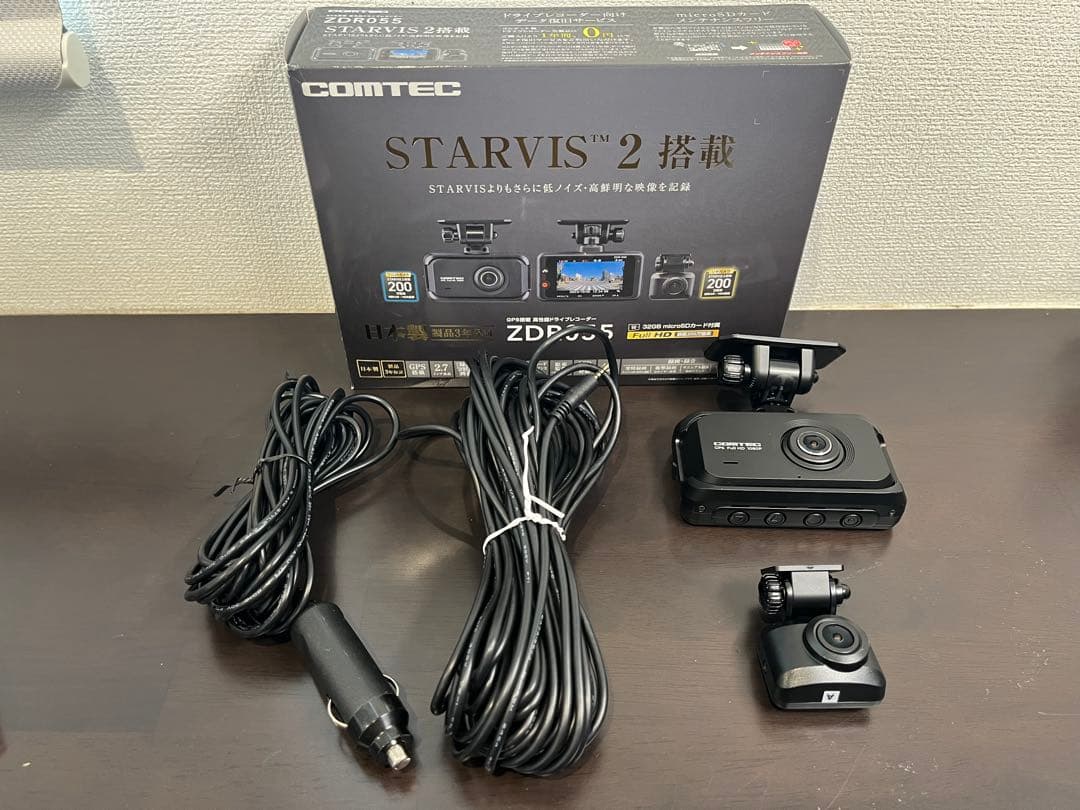 COMTEC ZDR055 ドライブレコーダー STARVIS™ 2搭載