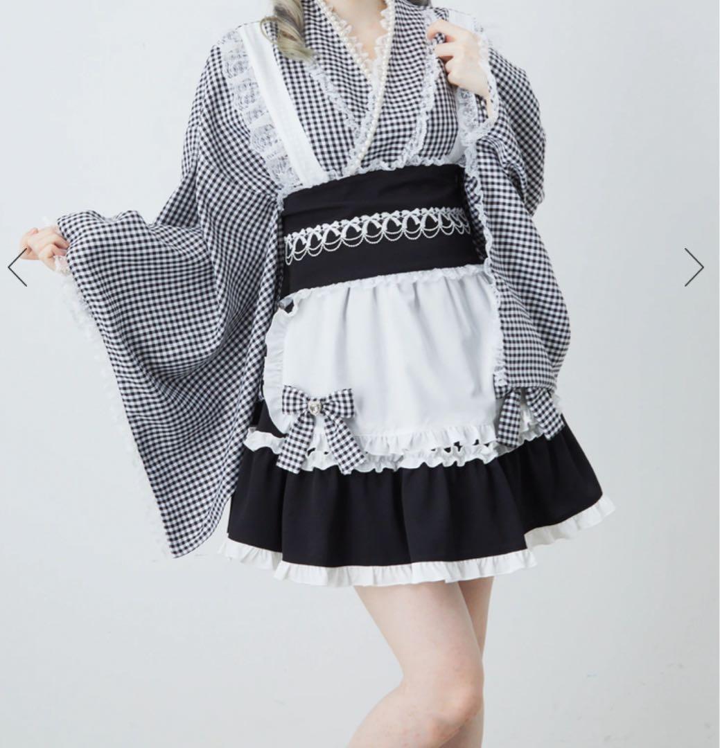 アンクルージュ AnkRouge 浴衣 ギンガムメイド浴衣ドレス