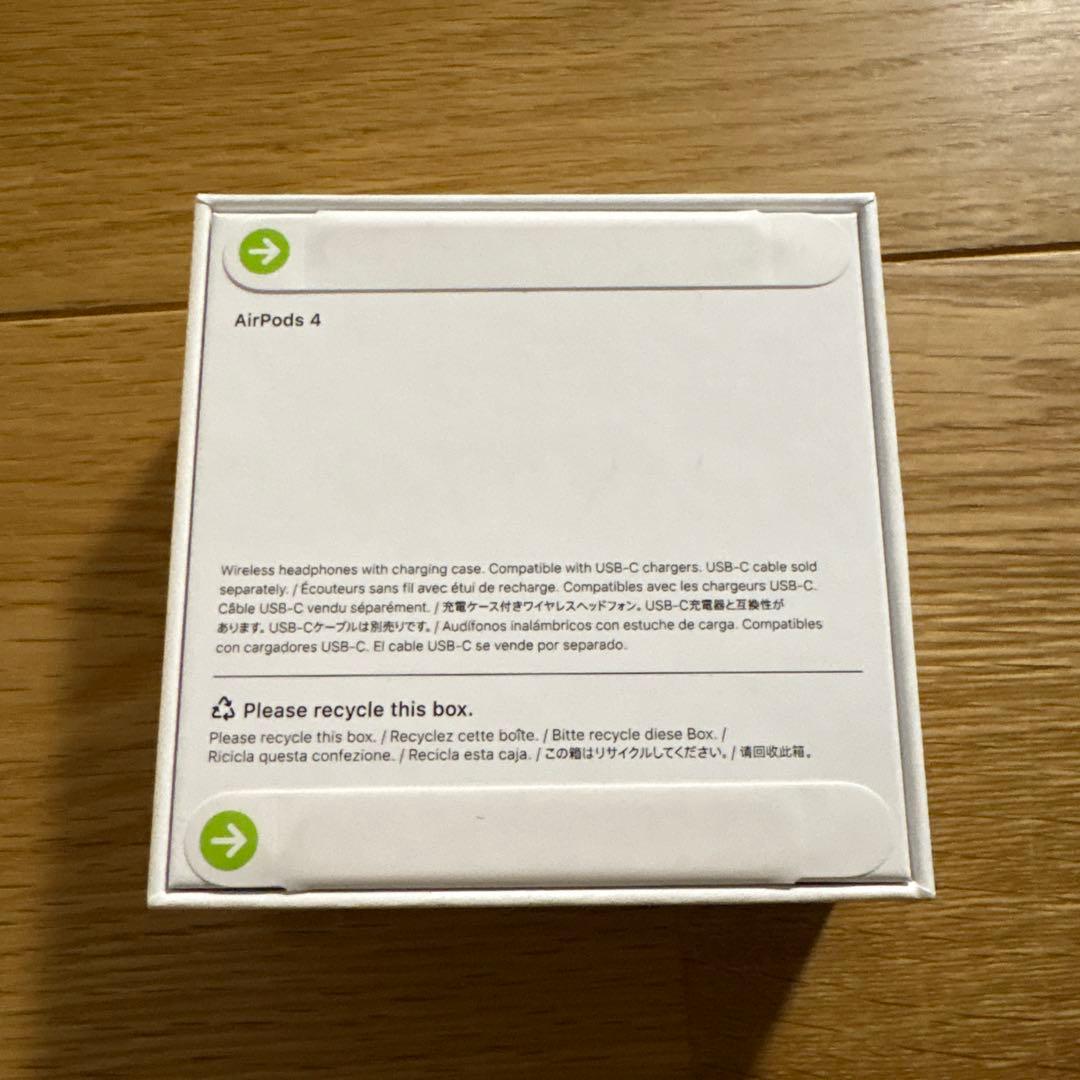 ☆新品・未開封品☆Apple AirPods 4　翌日発送