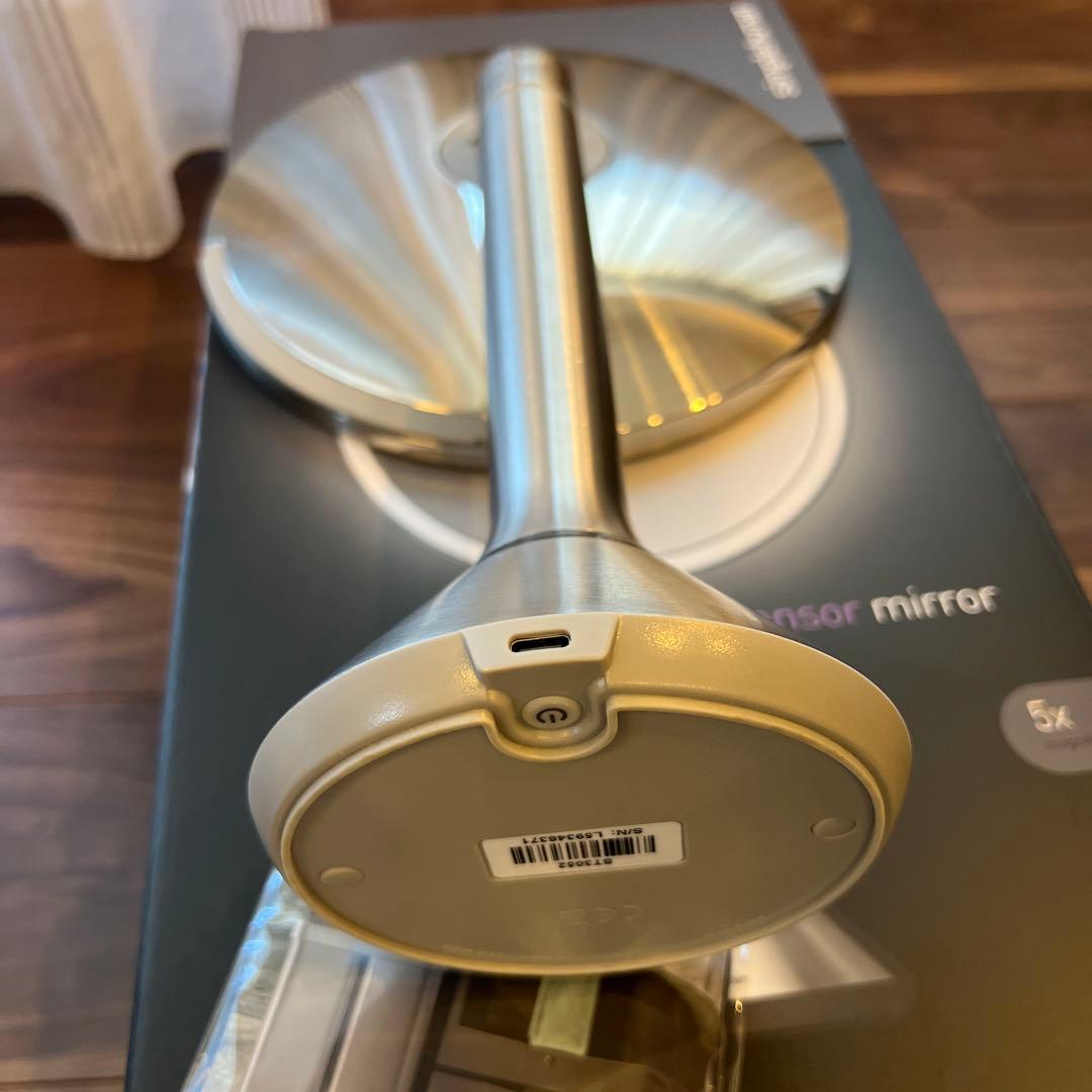 simplehuman sensor mirror 5x タッチセンサーライト付