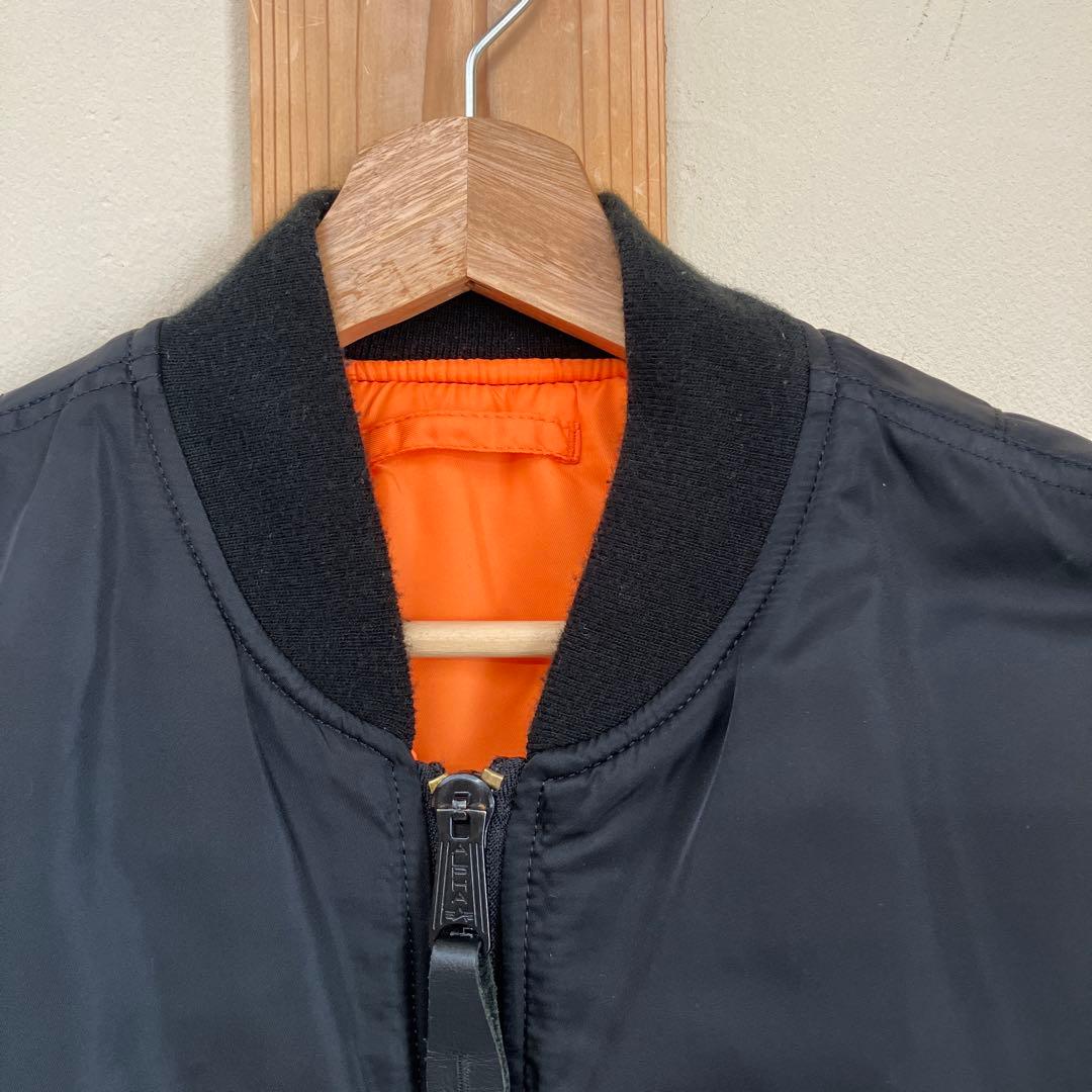 【美品】MA-1 ALPHA INDUSTRIES ブラック　Ｌサイズ